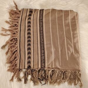 Wilfred ARITZIA 100% Cotton Blanket Scarf - One Size GUC